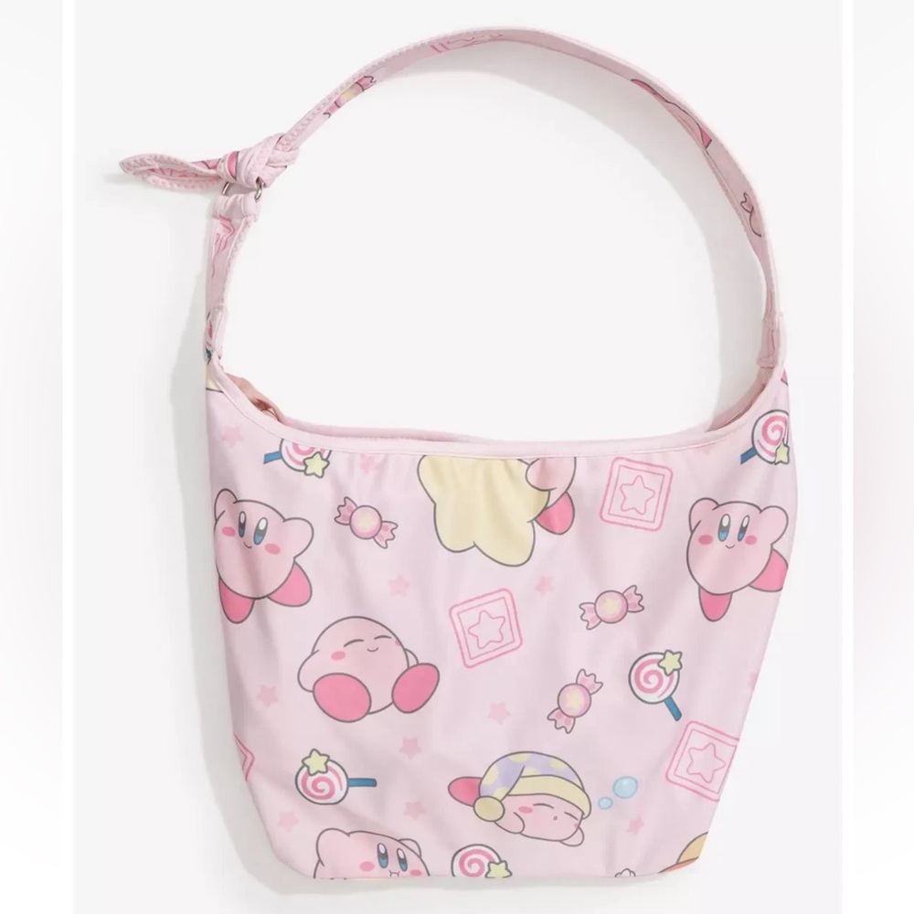 Pink Kirby Patterned Shoulder Bag new Nintendo